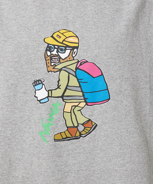 NANGA(ナンガ)の「【NANGA/ナンガ】ECOHYBRID イラストレーターTシャツシリーズ/HIROAKI USHIODA/ユニセックス(Tシャツ/カットソー・メンズ・ホワイト系その他/ブラック系その他/グレー系その他/ピンク系その他/ホワイト系その他2/ブラック系その他2/グレー系その他2/ピンク系その他2・M/L/XL)」の17枚目の写真