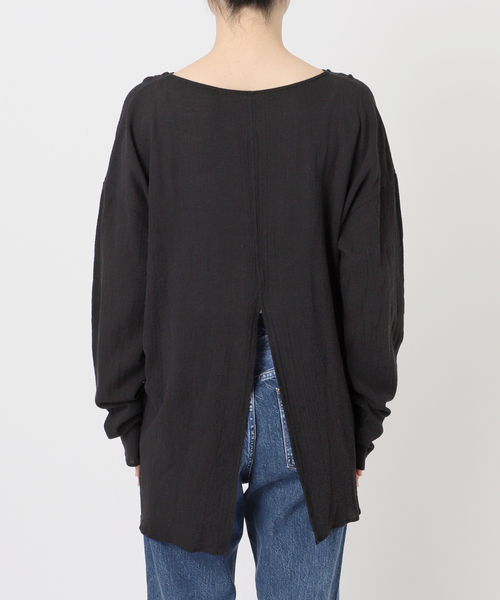 Spick & Span(スピックアンドスパン)の「コットンクレープルーズプルオーバー(シャツ/ブラウス・レディース・ブラック/ホワイト系その他/ベージュ・FREE)」の21枚目の写真