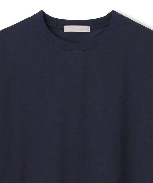 UNFILO(アンフィーロ)の「【男女兼用】快適さらさら冷感TEE(Tシャツ/カットソー・メンズ・ネイビー系/ホワイト系/ブラック系・MEDIUM/LARGE/SMALL/X-LARGE)」の7枚目の写真