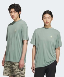 adidas（アディダス）の「HEAT. RDY バックグラフィック モックネック半袖Tシャツ【adidas Golf/アディダスゴルフ】（ポロシャツ）」