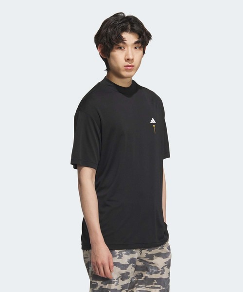 セール】HEAT. RDY バックグラフィック モックネック半袖Tシャツ