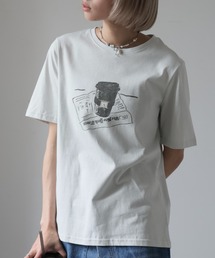 フロントプリントイラストTシャツ