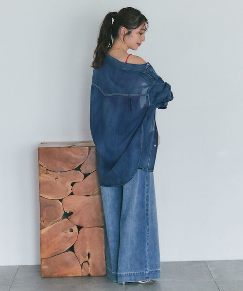 La boutique BonBon（ラブティックボンボン）の「【主役級キャミ】カップ付きシャーリングキャミ（キャミソール・レディース・ブラック/レッド/オフホワイト/サックスブルー・FREE/PS）」の16枚目の写真