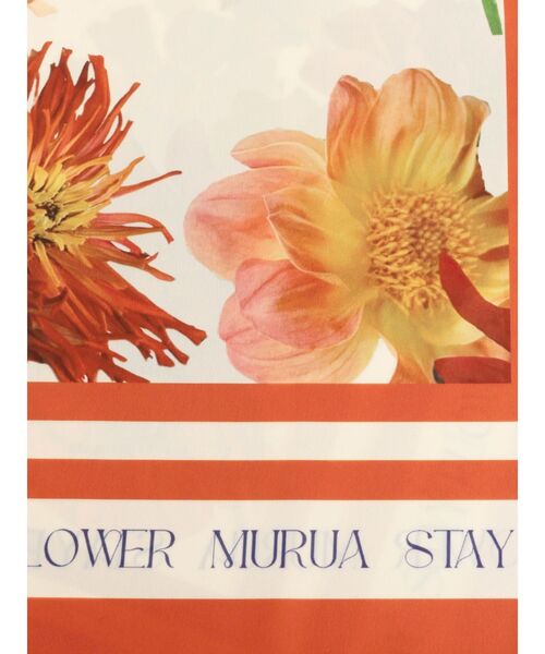 MURUA（ムルーア）の「【MURUA×STAYFLOWER】フラワーデザインスカーフ（バンダナ/スカーフ・レディース・オレンジ・FREE）」の11枚目の写真