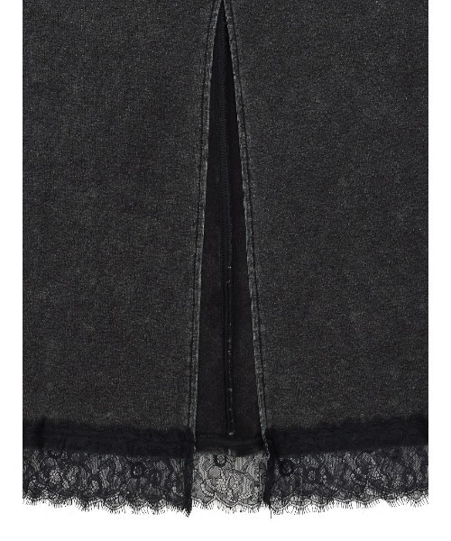 MEDI 2WAY DENIM LIKE LACE DOCKING DRESS（ワンピース）｜Ameri
