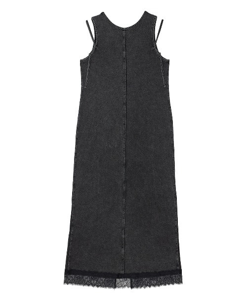 MEDI 2WAY DENIM LIKE LACE DOCKING DRESS（ワンピース）｜Ameri