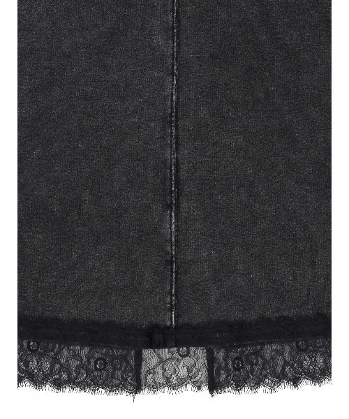 MEDI 2WAY DENIM LIKE LACE DOCKING DRESS（ワンピース）｜Ameri