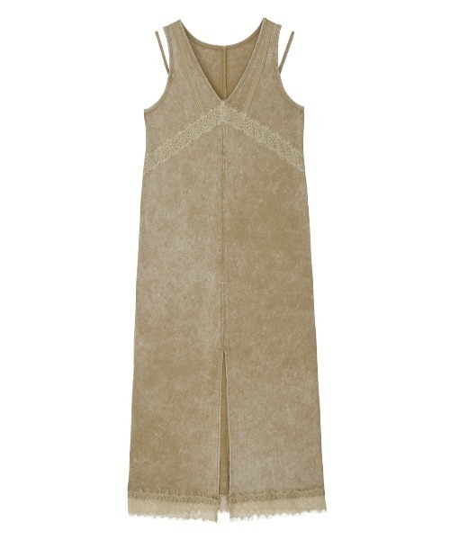 MEDI 2WAY DENIM LIKE LACE DOCKING DRESS（ワンピース）｜Ameri