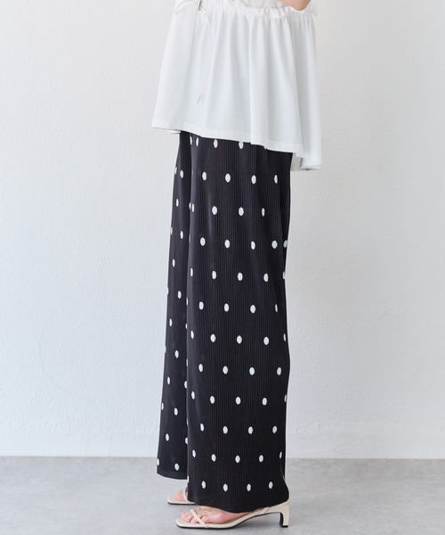 INCEDE(インシード)の「総柄プリーツパンツ(その他パンツ・レディース・ブラック/ブラック系その他・M/L)」の18枚目の写真