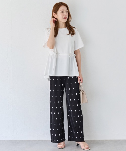 INCEDE(インシード)の「総柄プリーツパンツ(その他パンツ・レディース・ブラック/ブラック系その他・M/L)」の20枚目の写真