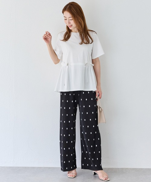 INCEDE(インシード)の「総柄プリーツパンツ(その他パンツ・レディース・ブラック/ブラック系その他・M/L)」の21枚目の写真