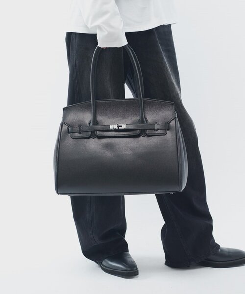 Lui's（ルイス）の「オリジナルカウレザーハンドルバック（トートバッグ・メンズ・ブラック・FREE）」の13枚目の写真