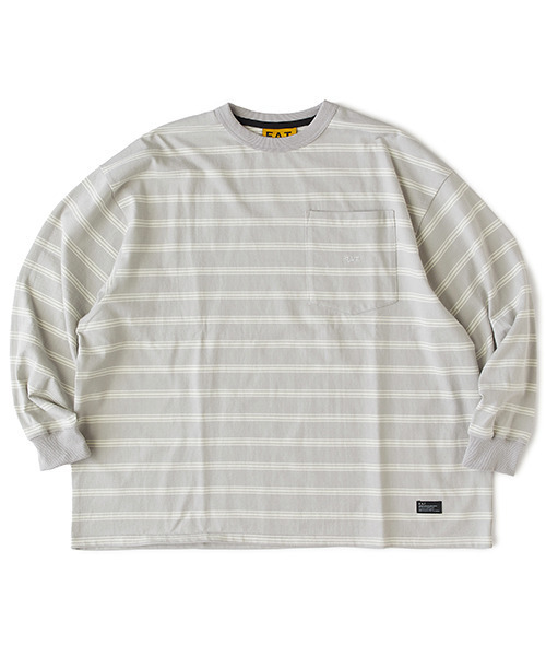 FAT(エフエイティー)の「GIGANDER(Tシャツ/カットソー・メンズ・グレー/ホワイト/ブラック・JUMBO(XXL)/FAT(XL)/SKINNY(L)/TITCH(M))」の2枚目の写真