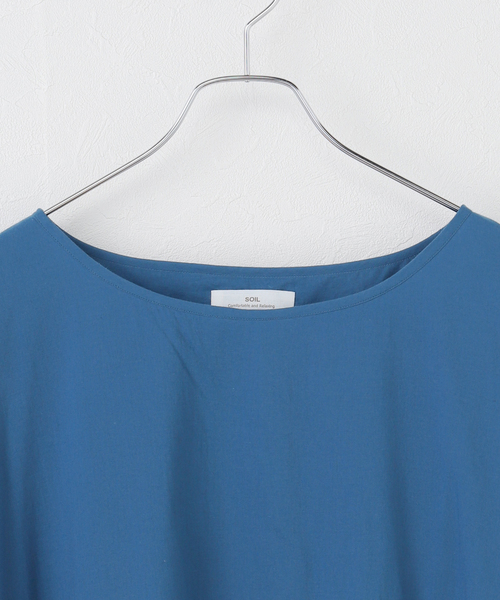 soil（ソイル）の「【SOIL/ソイル】 60s CAMBRIC PLAIN ワンピース（ワンピース・レディース・ブラック/ブルー・FREE）」の4枚目の写真