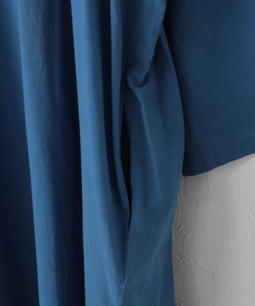soil（ソイル）の「【SOIL/ソイル】 60s CAMBRIC PLAIN ワンピース（ワンピース・レディース・ブラック/ブルー・FREE）」の6枚目の写真