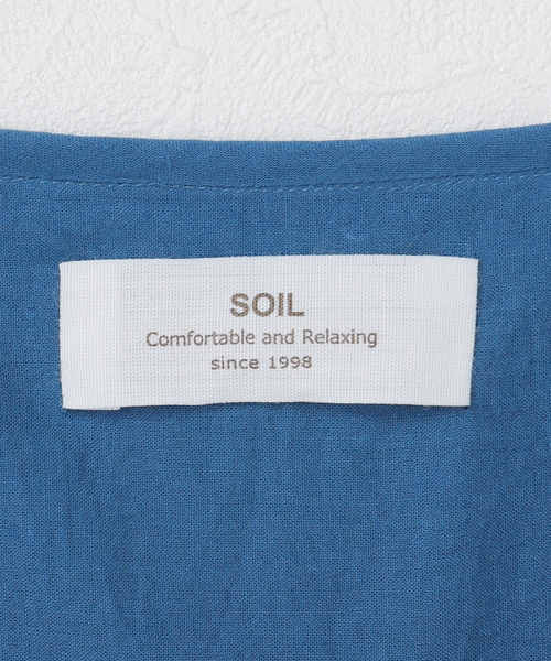 soil（ソイル）の「【SOIL/ソイル】 60s CAMBRIC PLAIN ワンピース（ワンピース・レディース・ブラック/ブルー・FREE）」の8枚目の写真