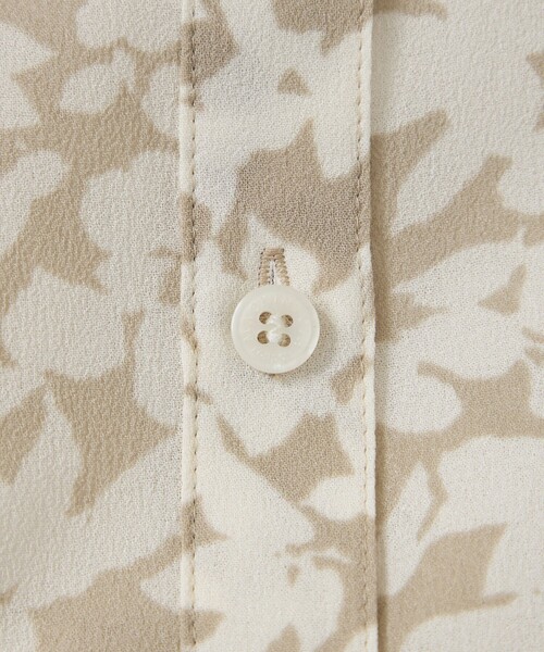 MACKINTOSH LONDON（マッキントッシュ ロンドン）の「【WEB・一部店舗限定】シルエットフラワーブラウス（シャツ/ブラウス・レディース・ブラック/ベージュ・38）」の7枚目の写真