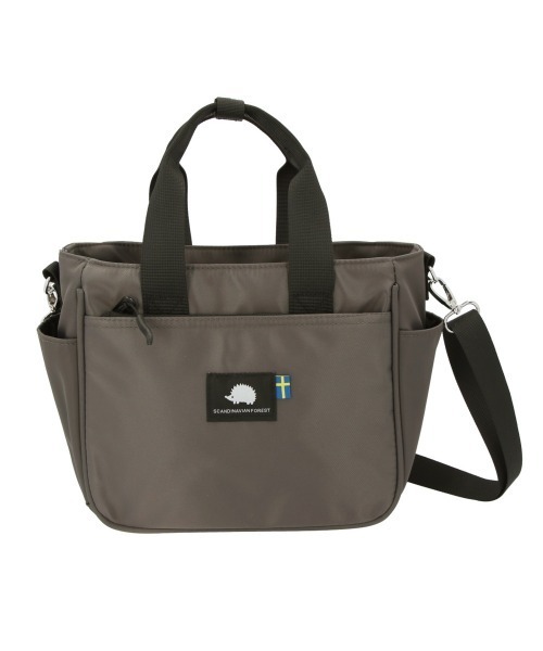 SCANDINAVIAN FOREST（スカンジナビアン・フォレスト）の「SCANDINAVIAN FOREST スカンジナビアンフォレスト 2WAYショルダートートバッグ（ショルダーバッグ・レディース・チャコール/ダークブルー/ブラック/ライトベージュ・FREE）」の2枚目の写真