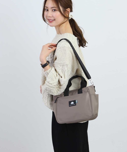 SCANDINAVIAN FOREST（スカンジナビアン・フォレスト）の「SCANDINAVIAN FOREST スカンジナビアンフォレスト 2WAYショルダートートバッグ（ショルダーバッグ・レディース・チャコール/ダークブルー/ブラック/ライトベージュ・FREE）」の10枚目の写真