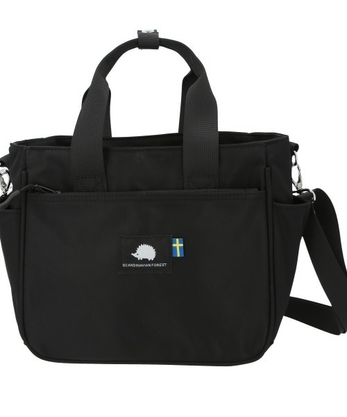 SCANDINAVIAN FOREST（スカンジナビアン・フォレスト）の「SCANDINAVIAN FOREST スカンジナビアンフォレスト 2WAYショルダートートバッグ（ショルダーバッグ・レディース・チャコール/ダークブルー/ブラック/ライトベージュ・FREE）」の11枚目の写真