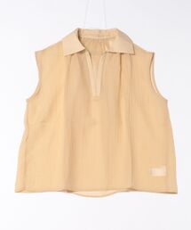 WEB限定ワッシャースキッパーギャザーシャツ