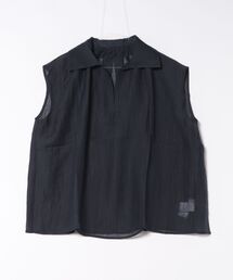 WEB限定ワッシャースキッパーギャザーシャツ