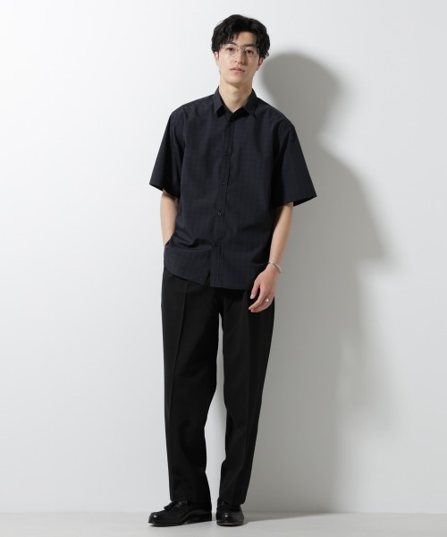 NANO universe（ナノユニバース）の「ハイツイスト2タックスラックス（スラックス・メンズ・ブラック/ブラウン/グレー・S/M/L/XL）」の12枚目の写真