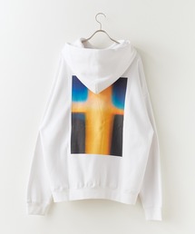 ESSENTIALS フード付きパーカー ホワイト ESSENTIALS エッセンシャルズ フードパーカー ビックシルエット