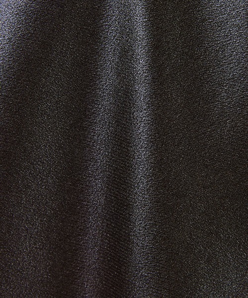 DOUBLE STANDARD CLOTHING（ダブルスタンダードクロージング）の「ワックスヴィンテージジョーゼット コート（ダウンジャケット/コート・レディース・カーキ・38/36）」の2枚目の写真