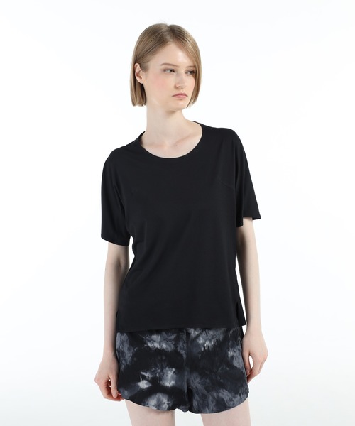 Y-3(ワイスリー)の「Y-3 RUNNING TEE(Tシャツ/カットソー・レディース・ブラック・SMALL/MEDIUM/X-SMALL/XX-SMALL)」の1枚目の写真