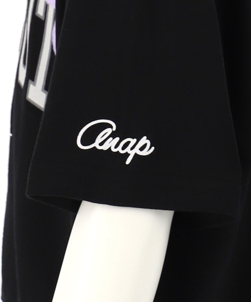 ANAP kids(アナップキッズ)の「カレッジ フラワー スプレー クロップド Tシャツ 【ジュニアお揃い】(Tシャツ/カットソー・キッズ・ライトイエロー/ライトグレー/ブラック・110cm/120cm/130cm)」の22枚目の写真