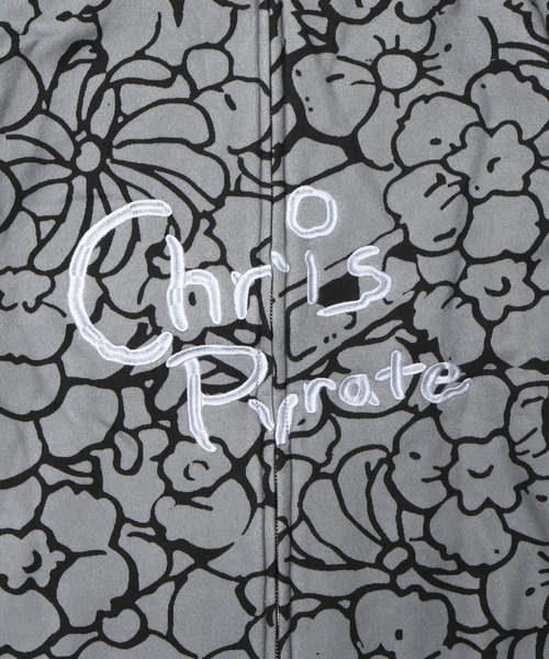 Chris Pyrate(クリスパイレート )の「CHRIS PYRATE FLORAL All ZIP HOODIE(パーカー・メンズ・グレー系その他・XS/S/M/L)」の5枚目の写真