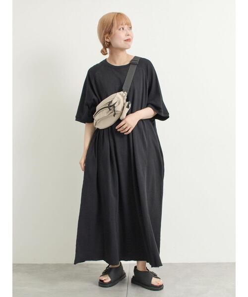 SM2（エスエムツー）の「ワッフル切替ワンピース（ワンピース・レディース・クリーム/ブラック/カーキ・F）」の17枚目の写真