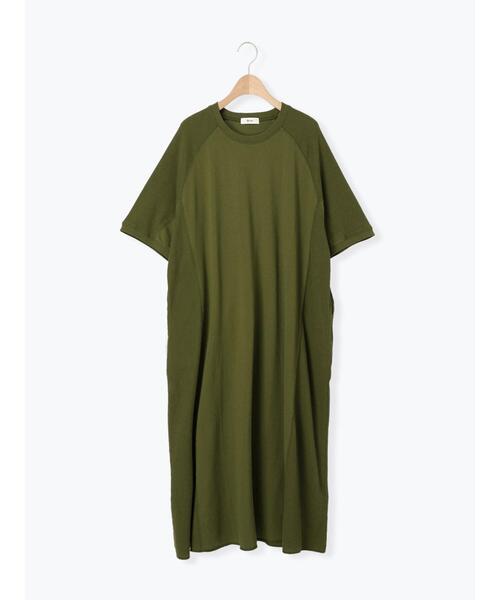 SM2（エスエムツー）の「ワッフル切替ワンピース（ワンピース・レディース・クリーム/ブラック/カーキ・F）」の20枚目の写真