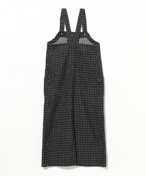B:MING by BEAMS（ビーミングバイビームス）の「ジャカード デニム カーゴ ワンピース（S～M）（ジャンパースカート・レディース・ライトブルー/ブラック・SMALL/MEDIUM）」の19枚目の写真