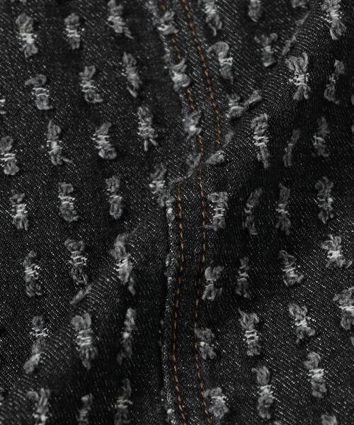 B:MING by BEAMS（ビーミングバイビームス）の「ジャカード デニム カーゴ ワンピース（S～M）（ジャンパースカート・レディース・ライトブルー/ブラック・SMALL/MEDIUM）」の20枚目の写真