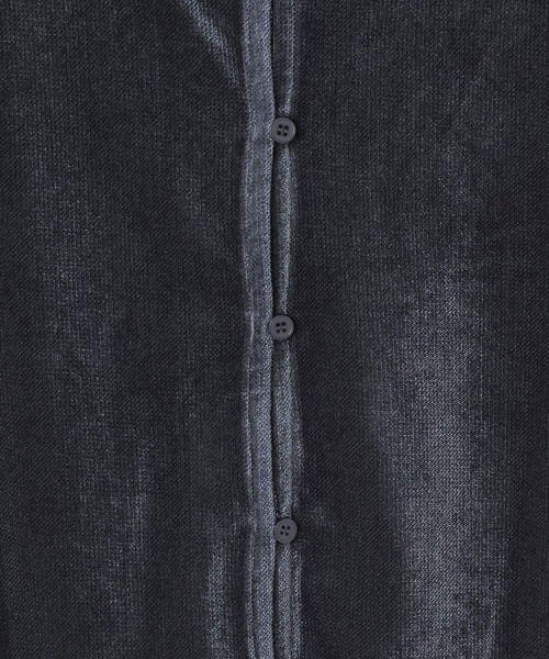 LOWRYS FARM（ローリーズファーム）の「シアーベロアメローカーディガンＳＳ　577737（カーディガン/ボレロ・レディース・ブラック/ネイビー/ブラウン/アイボリー・FREE）」の19枚目の写真