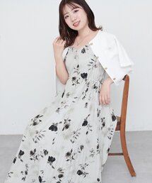 natural couture | 【canami】両サイドプリーツキャミワンピース(ワンピース)