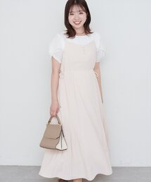 natural couture | 【canami】両サイドプリーツキャミワンピース(ワンピース)