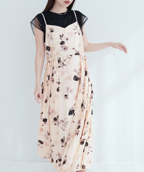 natural couture(ナチュラルクチュール)の「【canami】両サイドプリーツキャミワンピース(ワンピース・レディース・その他1/モカ/その他2/アイボリー/チャコールグレー・SMALL/FREE)」の19枚目の写真