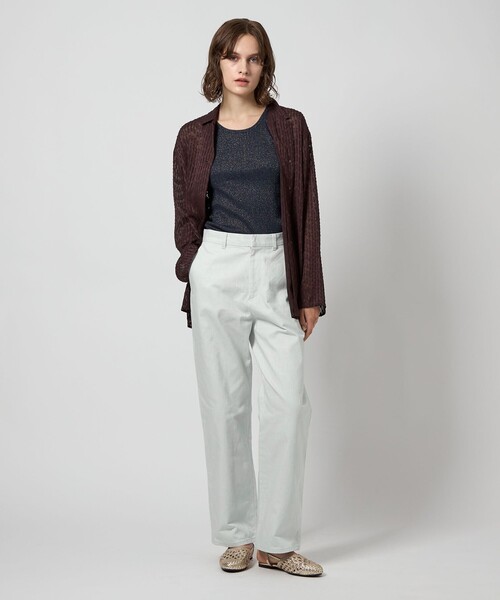 Steven Alan(スティーブンアラン)の「<Steven Alan>カラーデニム ストレート(デニムパンツ・レディース・グレー/ライトブルー/オリーブ・M/S/L)」の5枚目の写真