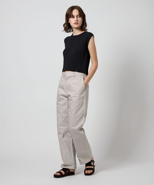 Steven Alan(スティーブンアラン)の「<Steven Alan>カラーデニム ストレート(デニムパンツ・レディース・グレー/ライトブルー/オリーブ・M/S/L)」の6枚目の写真