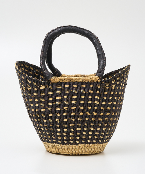 collex（コレックス）の「ニャリガバスケット ニケチェック S（かごバッグ・レディース・ブラック系その他・S）」の17枚目の写真