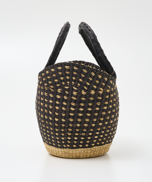 collex（コレックス）の「ニャリガバスケット ニケチェック S（かごバッグ・レディース・ブラック系その他・S）」の18枚目の写真