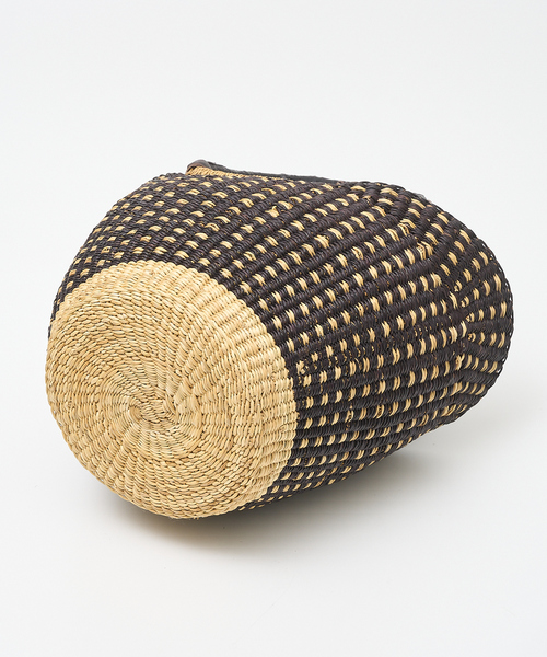 collex（コレックス）の「ニャリガバスケット ニケチェック S（かごバッグ・レディース・ブラック系その他・S）」の19枚目の写真