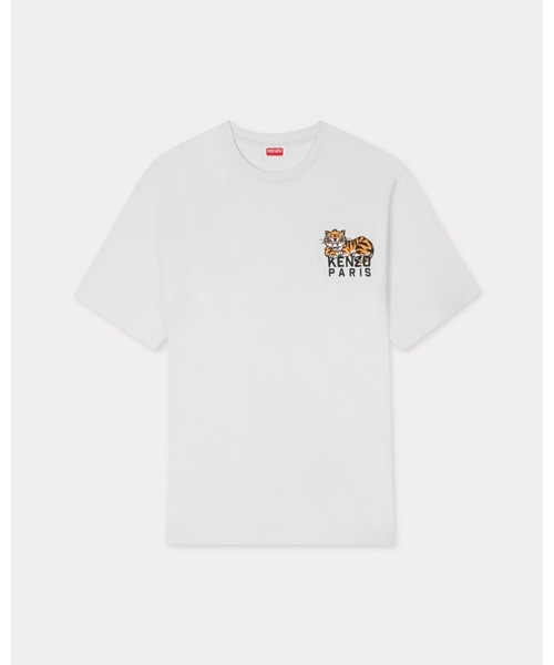 KENZO(ケンゾー)の「'KENZO Happy Tiger' エンブロイド コットン Tシャツ(Tシャツ/カットソー・メンズ・ホワイト系その他・SMALL/MEDIUM/LARGE/X-LARGE/XX-LARGE/X-SMALL)」の5枚目の写真