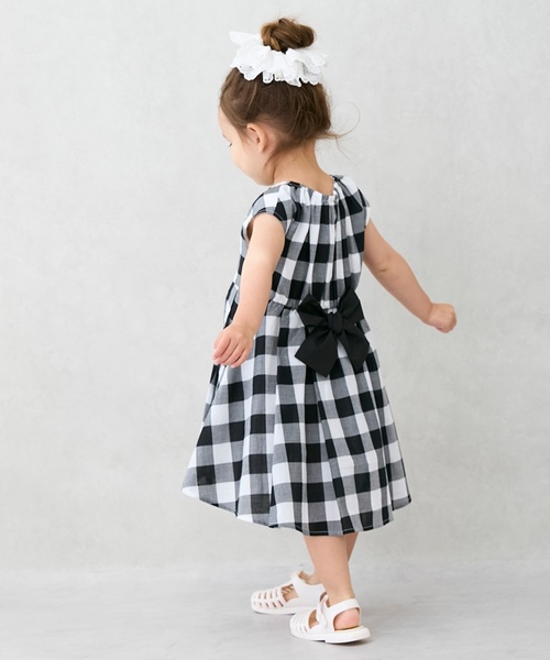 petit main（プティマイン）の「【リンク】アソートフレアワンピース(キッズ)（ワンピース・キッズ・ブラック/レッド/ブルー・90cm/80ｃｍ/120cm/130cm/100cm/110cm）」の9枚目の写真