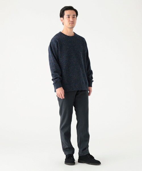 B:MING by BEAMS（ビーミングバイビームス）の「ダブルフェイス ネップ スウェット クルー（ユニセックス）（スウェット・メンズ・グレー/ネイビー・XL/L/M/S）」の5枚目の写真