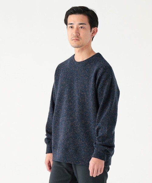 B:MING by BEAMS（ビーミングバイビームス）の「ダブルフェイス ネップ スウェット クルー（ユニセックス）（スウェット・メンズ・グレー/ネイビー・XL/L/M/S）」の6枚目の写真