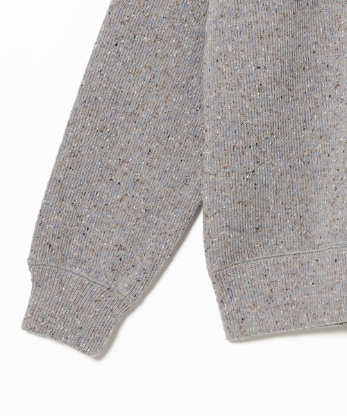 B:MING by BEAMS（ビーミングバイビームス）の「ダブルフェイス ネップ スウェット クルー（ユニセックス）（スウェット・メンズ・グレー/ネイビー・XL/L/M/S）」の9枚目の写真